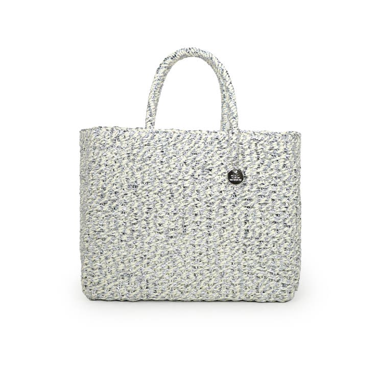 【カゴバッグ/リゾート/軽量】メタリックミックスペーパートートバッグ | TRYSIL | 詳細画像23 