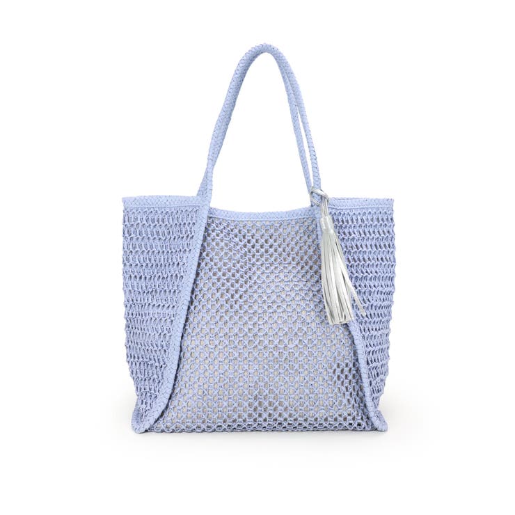 【カゴバッグ/A4/軽量】透かし編みペーパーシートトートバッグ | TRYSIL | 詳細画像22 