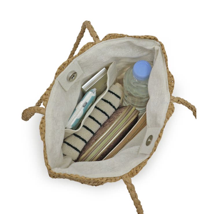 【カゴバッグ/リゾート/軽量】ハートモチーフ編みペーパートートバッグ | TRYSIL | 詳細画像23 