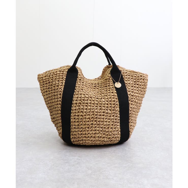 【カゴバッグ/リゾート/定番】ハンドルテープペーパートートバッグ | TRYSIL | 詳細画像10 