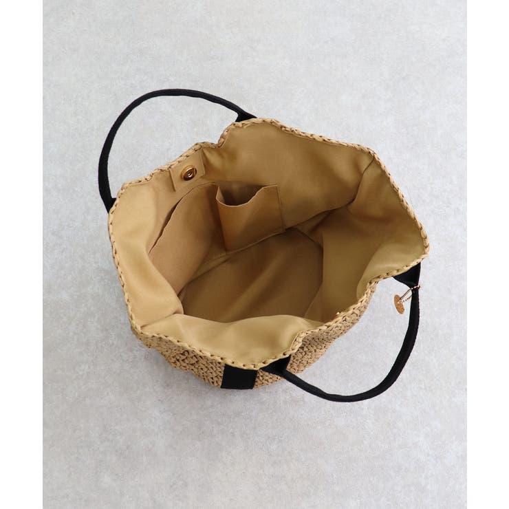 【カゴバッグ/リゾート/定番】ハンドルテープペーパートートバッグ | TRYSIL | 詳細画像11 