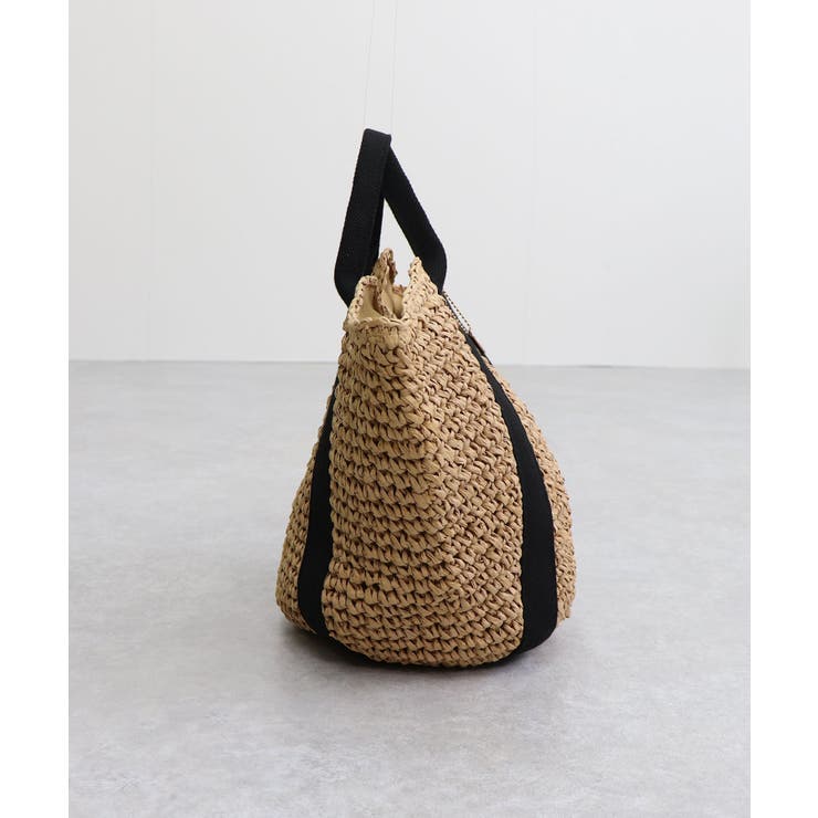 【カゴバッグ/リゾート/定番】ハンドルテープペーパートートバッグ | TRYSIL | 詳細画像13 