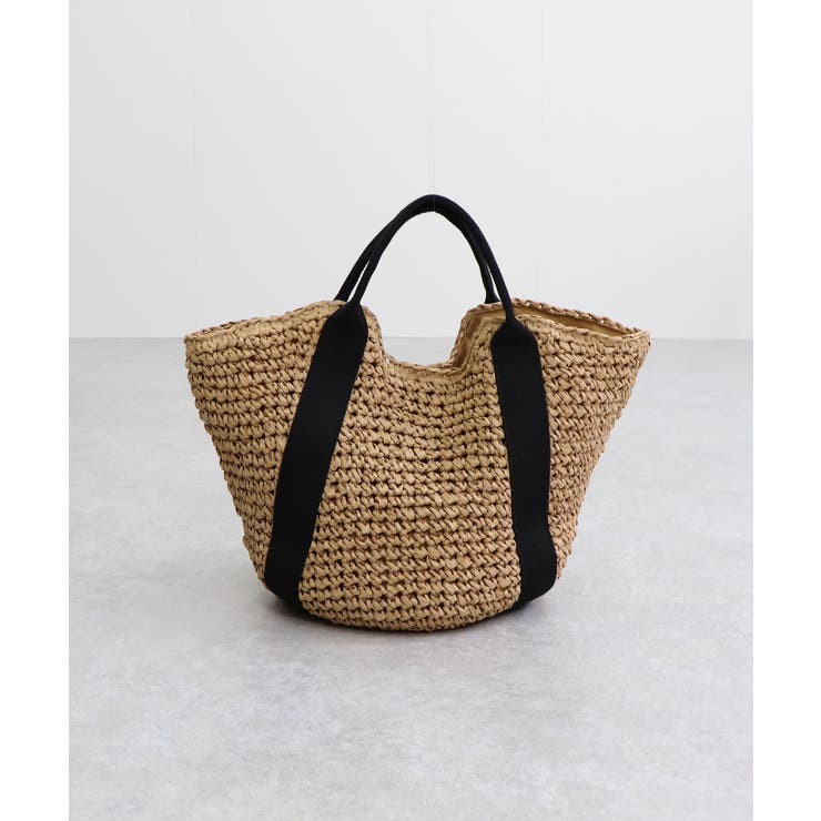 【カゴバッグ/リゾート/定番】ハンドルテープペーパートートバッグ | TRYSIL | 詳細画像14 