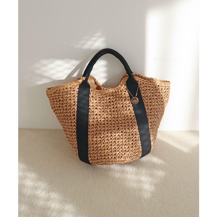 【カゴバッグ/リゾート/定番】ハンドルテープペーパートートバッグ | TRYSIL | 詳細画像5 