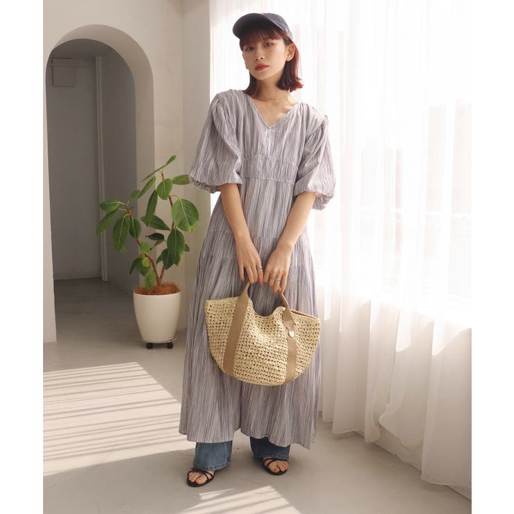 【カゴバッグ/リゾート/定番】ハンドルテープペーパートートバッグ | TRYSIL | 詳細画像8 