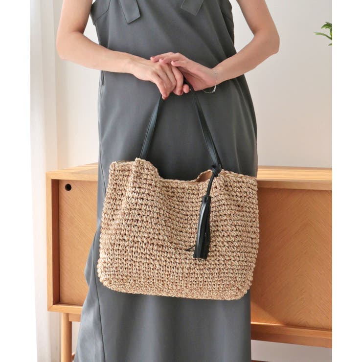 【カゴバッグ/大容量/定番】ビッグペーパートートバッグ | TRYSIL | 詳細画像10 