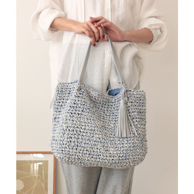 【カゴバッグ/大容量/定番】ビッグペーパートートバッグ | TRYSIL | 詳細画像2 