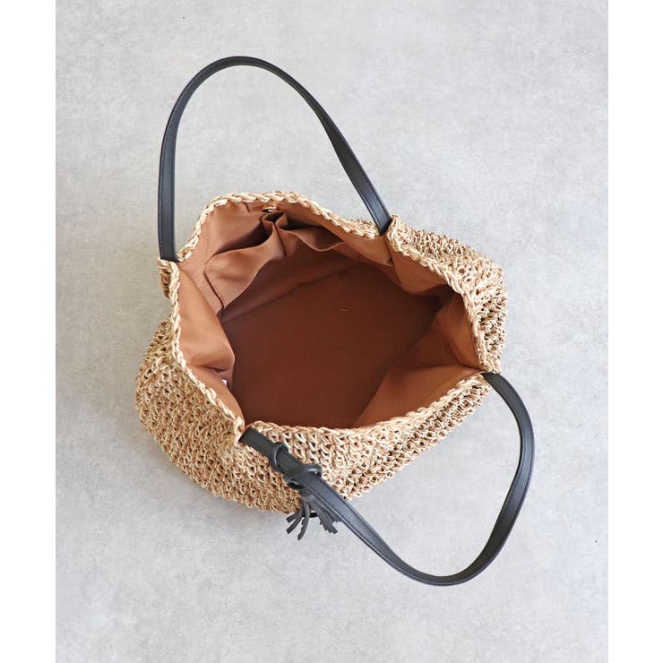 【カゴバッグ/大容量/定番】ビッグペーパートートバッグ | TRYSIL | 詳細画像15 