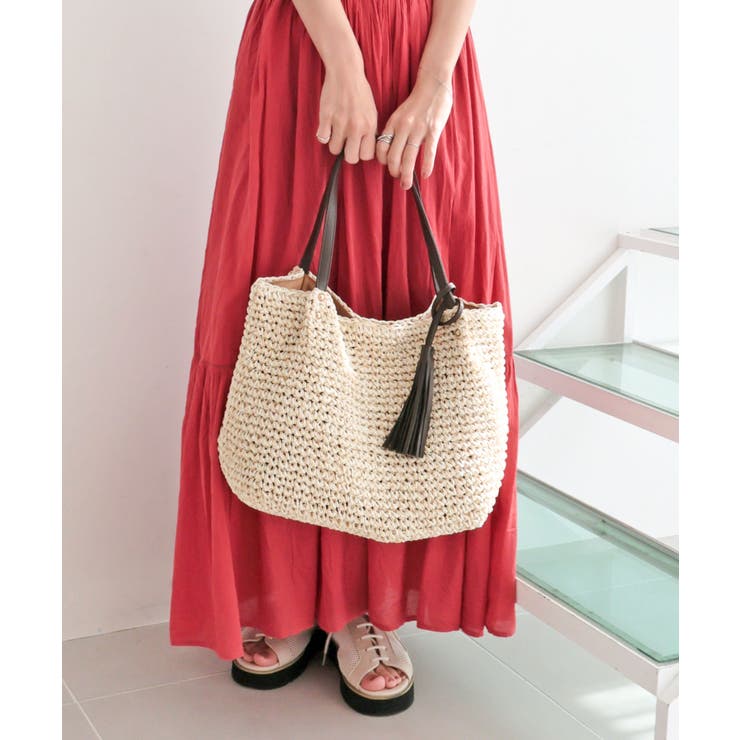 【カゴバッグ/大容量/定番】ビッグペーパートートバッグ | TRYSIL | 詳細画像6 