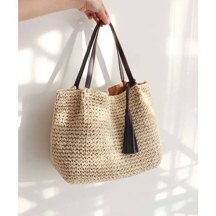 【カゴバッグ/大容量/定番】ビッグペーパートートバッグ | TRYSIL | 詳細画像9 