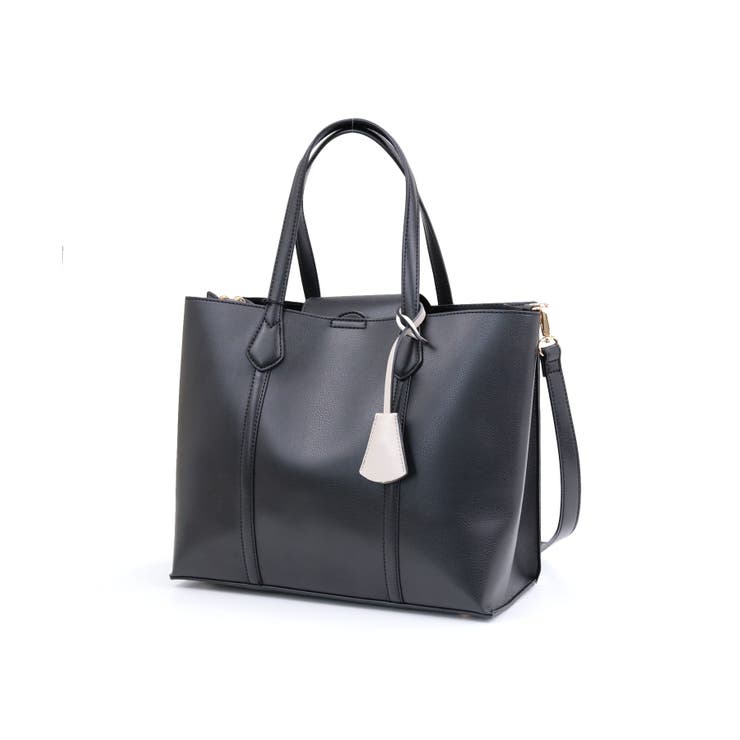 ブラック | CALLA / 横型 A4トートバッグ | TRYSIL