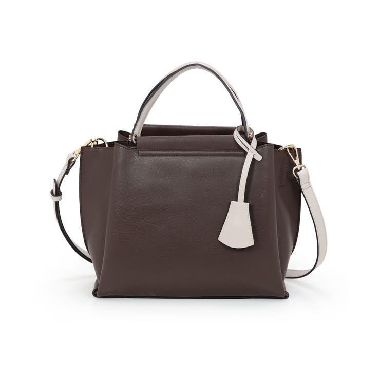 ダークブラウン | LILY/2wayハンドバッグ | TRYSIL
