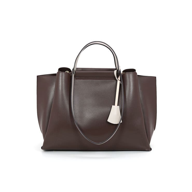 ダークブラウン | LILY/横型A4トートバッグ | TRYSIL