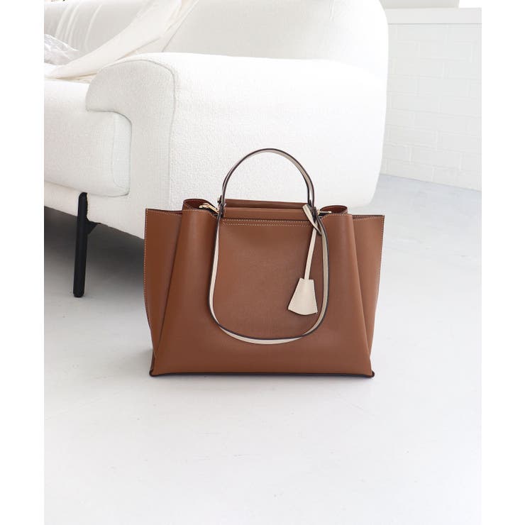 ブラウン | LILY/横型A4トートバッグ | TRYSIL