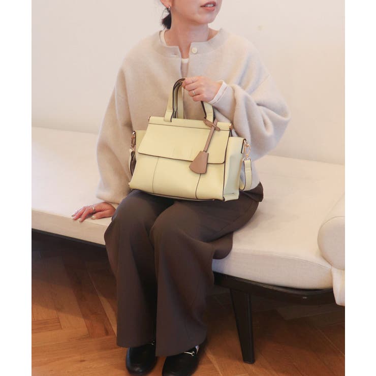 ANNABEL / ダブルフラップ2wayハンドバッグ | TRYSIL | 詳細画像13 