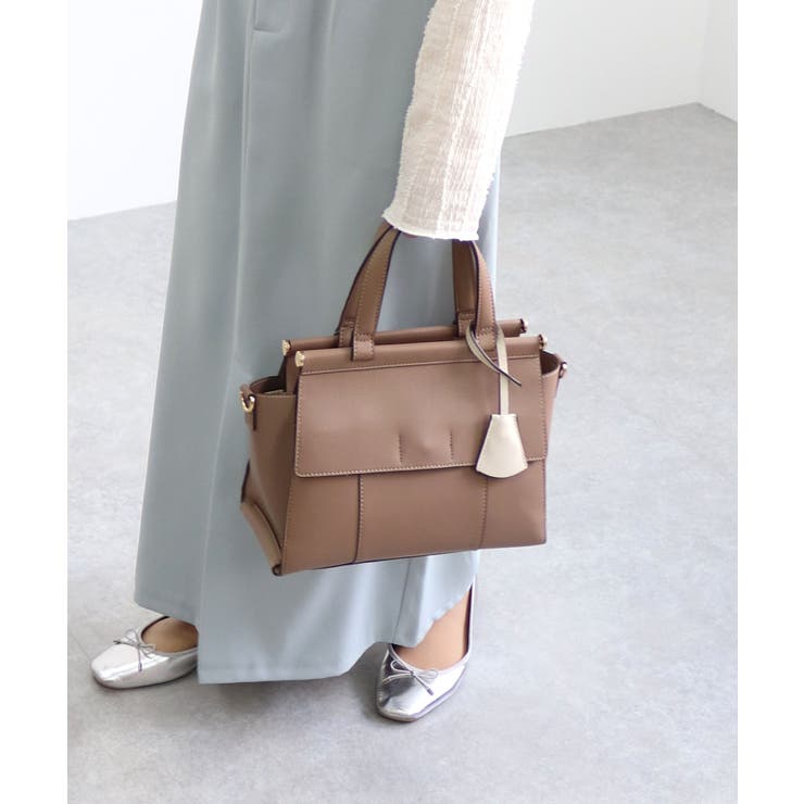 ANNABEL / ダブルフラップ2wayハンドバッグ | TRYSIL | 詳細画像4 