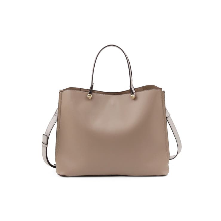 モカ | CLIVIA / 横型A4トートバッグ | TRYSIL