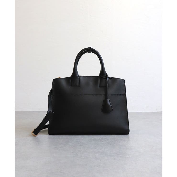 ブラック | MALLOW / 横型A4トートバッグ | TRYSIL