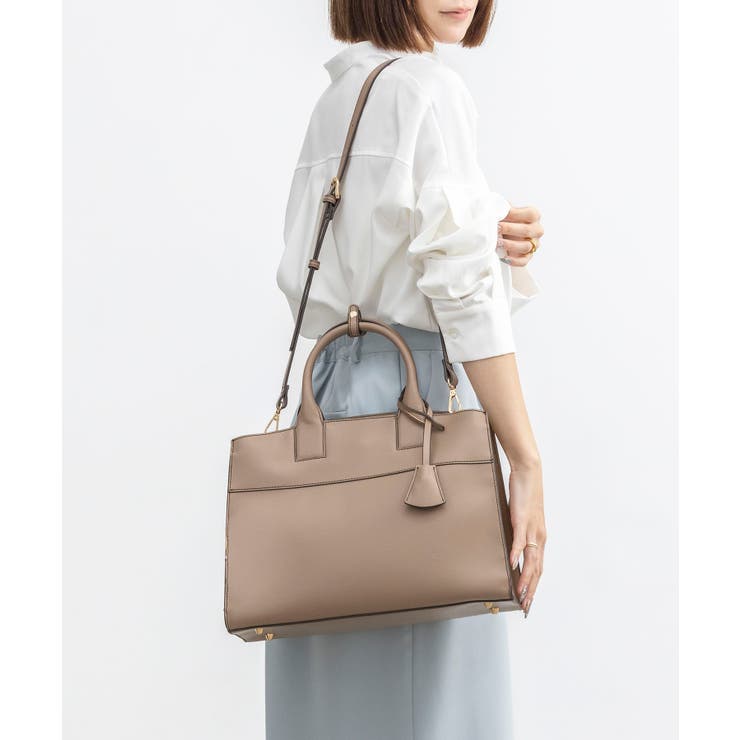 モカ | MALLOW / 横型A4トートバッグ | TRYSIL