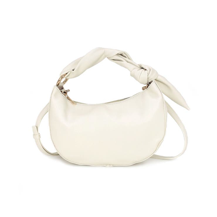 アイボリー | ツイストハンドル2wayショルダーバッグ | TRYSIL