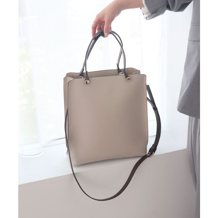 グレー | CLIVIA / 縦型A4トートバッグ | TRYSIL