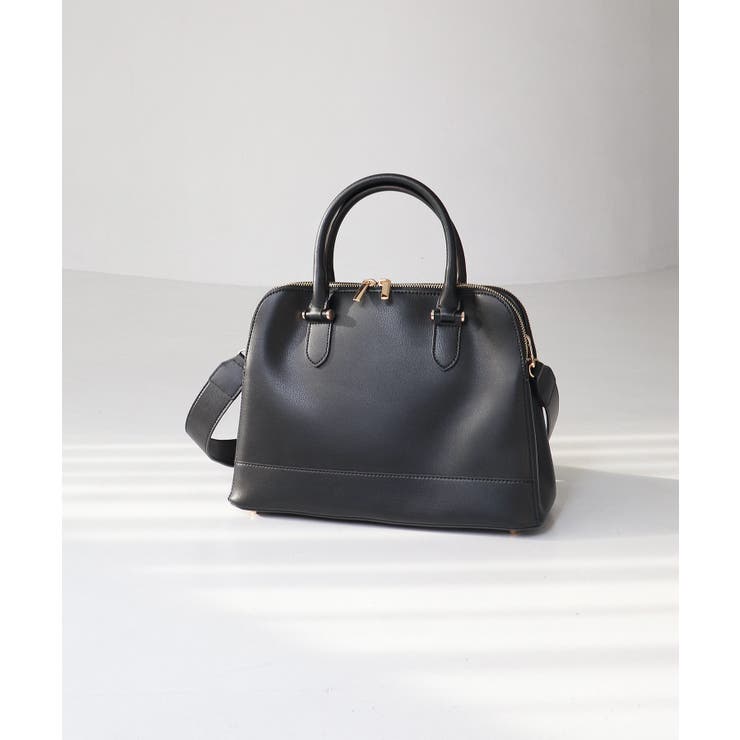 ブラック | ダブルジップA4トートバッグ | TRYSIL