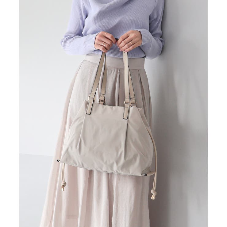 アイボリー | PEONY / ドロストトートバッグ | TRYSIL