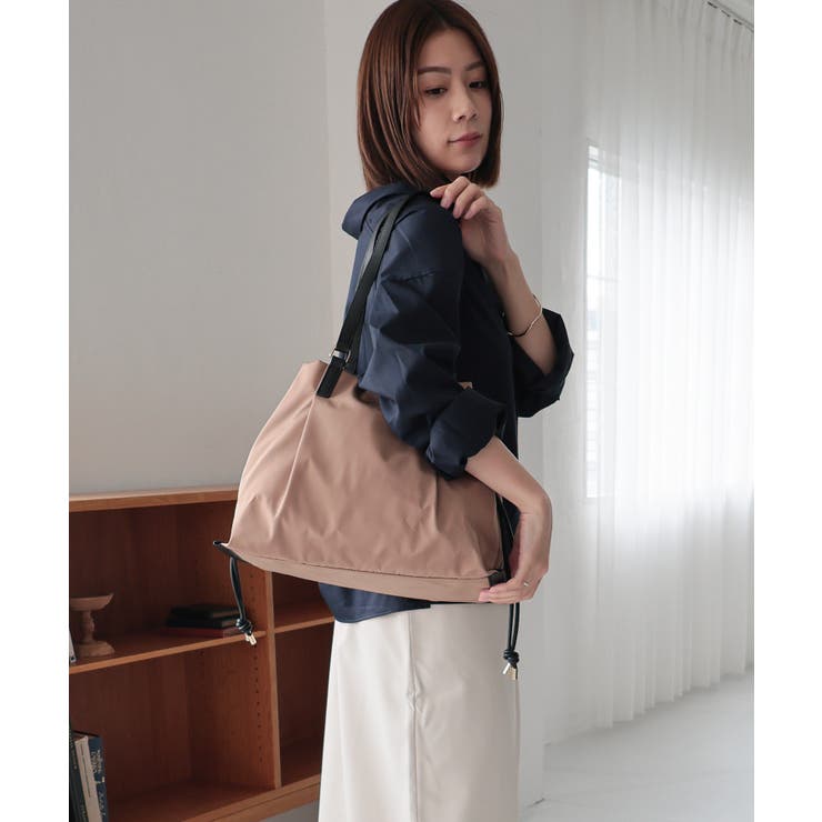 モカ | PEONY / ドロストトートバッグ | TRYSIL