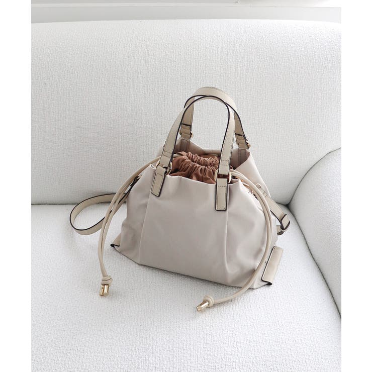 アイボリー | PEONY / ドロスト2wayトートバッグ | TRYSIL