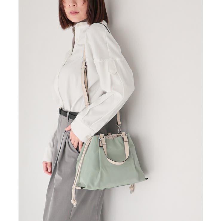 ミント | PEONY / ドロスト2wayトートバッグ | TRYSIL