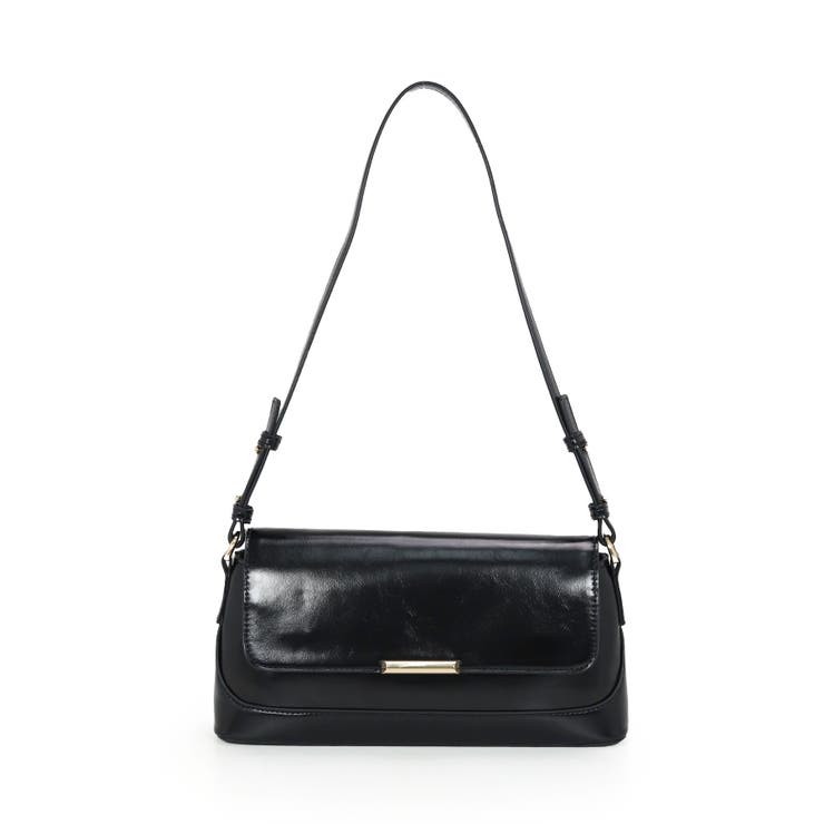 ブラック | 横長ショルダーバッグ | TRYSIL