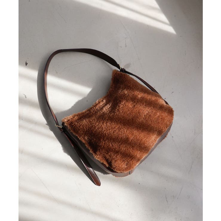 ブラウン | ラウンドワンショルダーバッグ | TRYSIL