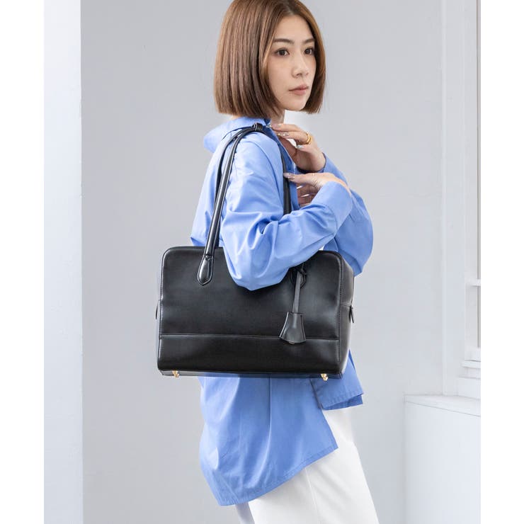 ブラック | スクエアボストンバッグ | TRYSIL