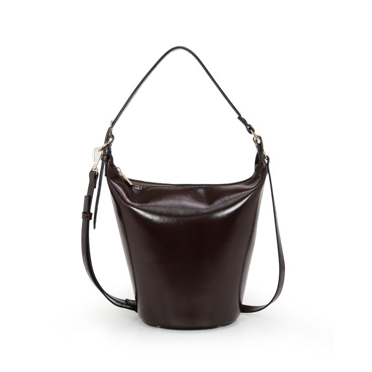 ダークブラウン | バケット2wayショルダーバッグ | TRYSIL