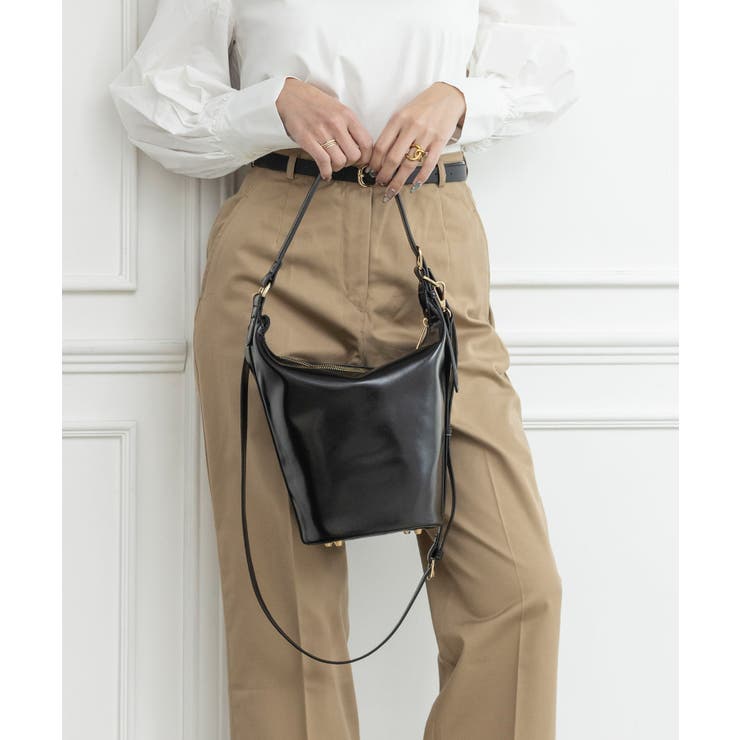ブラック | バケット2wayショルダーバッグ | TRYSIL