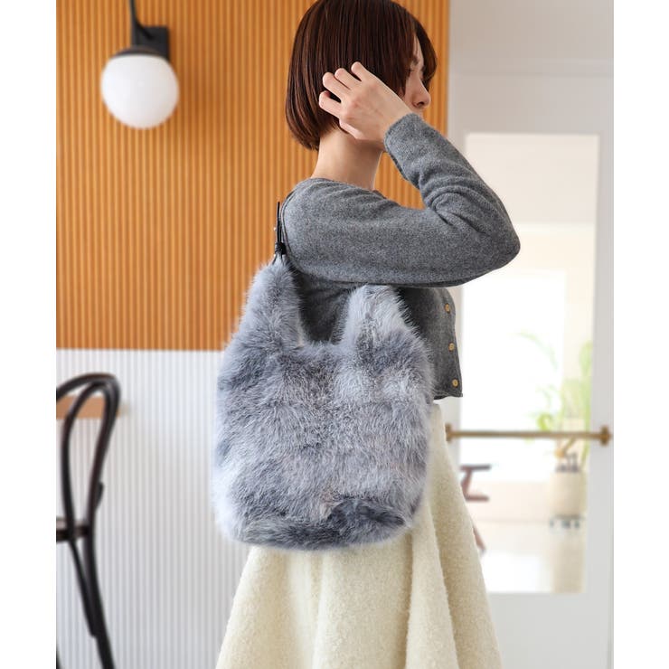 ミックスフェイクファーショルダーバッグ | TRYSIL | 詳細画像2 