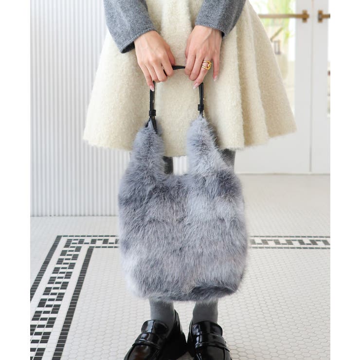 ミックスフェイクファーショルダーバッグ | TRYSIL | 詳細画像3 