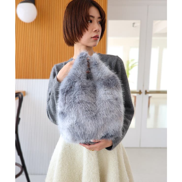 ミックスフェイクファーショルダーバッグ | TRYSIL | 詳細画像4 