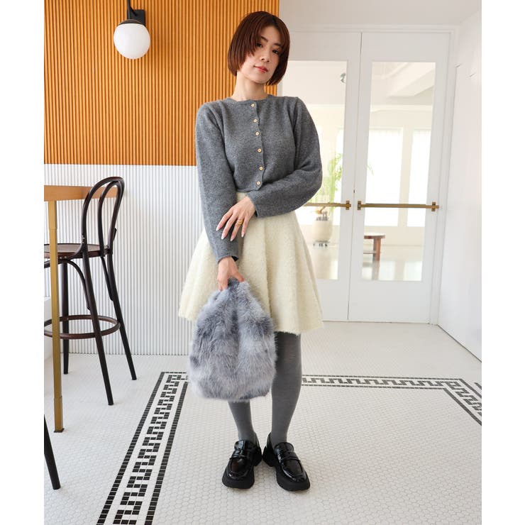 ミックスフェイクファーショルダーバッグ | TRYSIL | 詳細画像5 