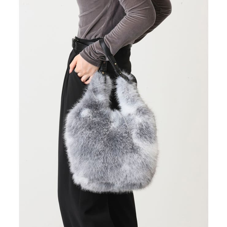 ミックスフェイクファーショルダーバッグ | TRYSIL | 詳細画像4 