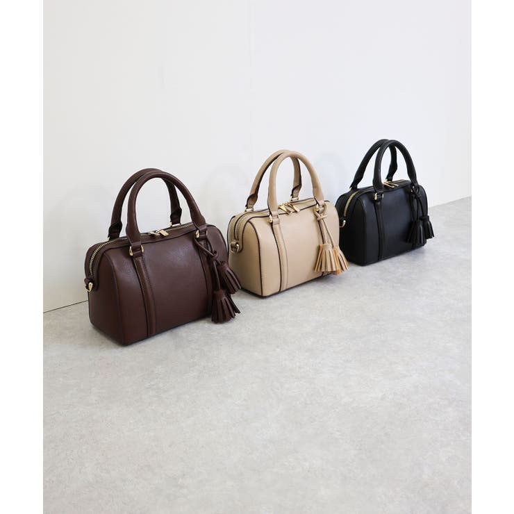 NERINE / タッセルチャーム付き ミニボストンバッグ | TRYSIL | 詳細画像14 