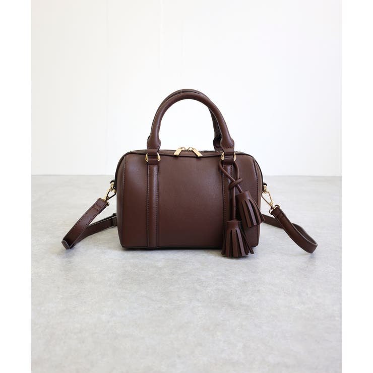 NERINE / タッセルチャーム付き ミニボストンバッグ | TRYSIL | 詳細画像12 