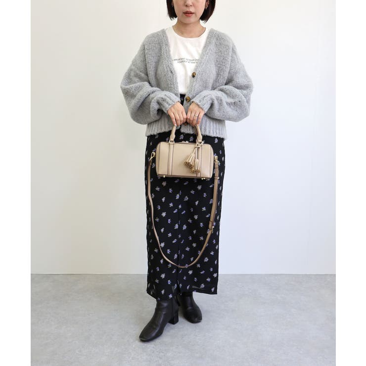 NERINE / タッセルチャーム付き ミニボストンバッグ | TRYSIL | 詳細画像6 