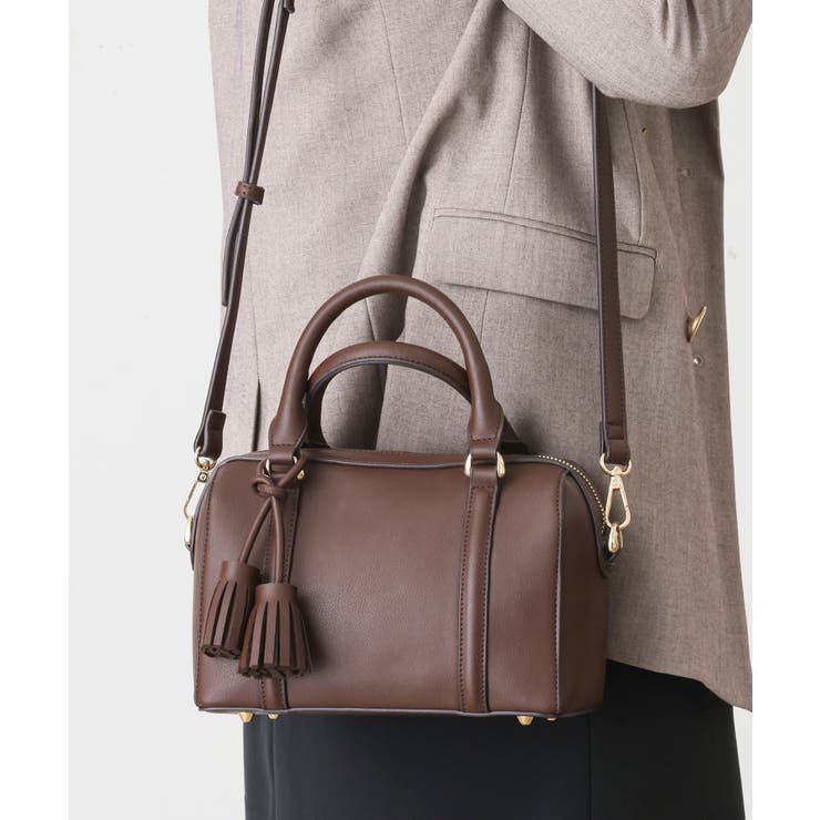 NERINE / タッセルチャーム付き ミニボストンバッグ | TRYSIL | 詳細画像27 