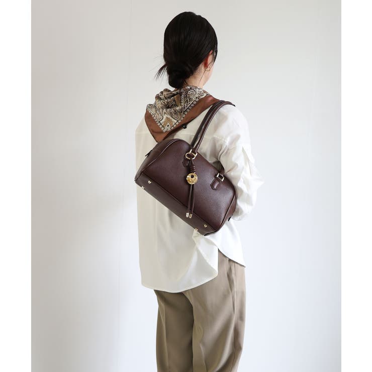 【オールシーズン/デイリー/ミディアムサイズ】ロングハンドルボストンバッグ | TRYSIL | 詳細画像11 