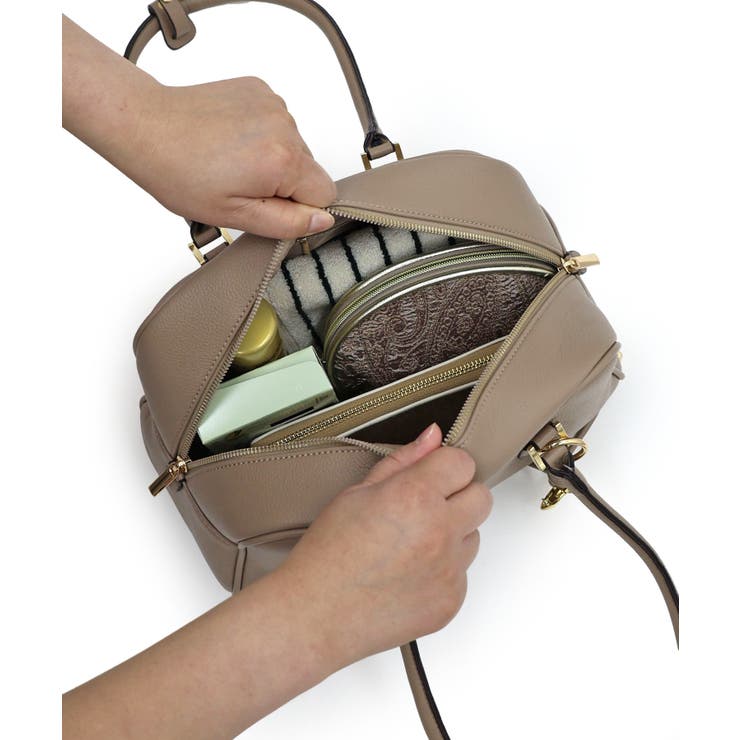 【オールシーズン/デイリー/ミディアムサイズ】ロングハンドルボストンバッグ | TRYSIL | 詳細画像28 