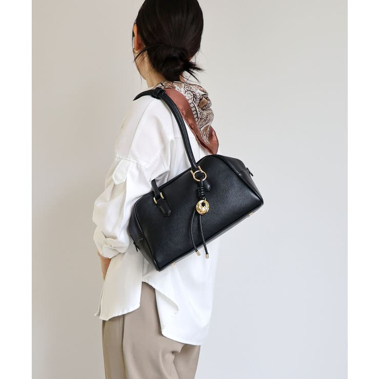 【オールシーズン/デイリー/ミディアムサイズ】ロングハンドルボストンバッグ | TRYSIL | 詳細画像3 