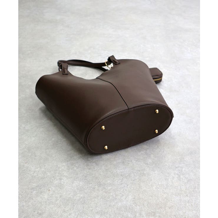 【オールシーズン/A4/通勤通学】チャーム付き バケットトートバッグ | TRYSIL | 詳細画像18 