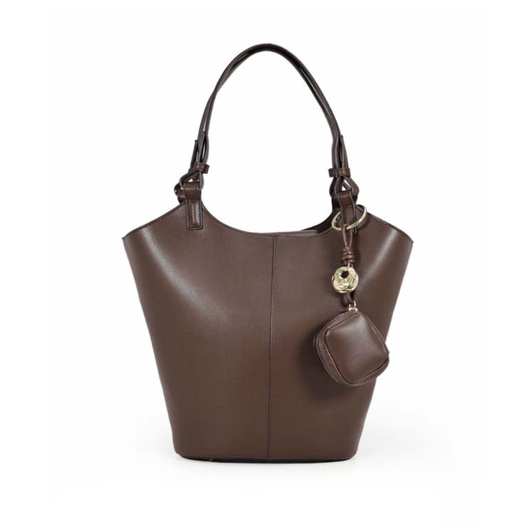 【オールシーズン/A4/通勤通学】チャーム付き バケットトートバッグ | TRYSIL | 詳細画像25 