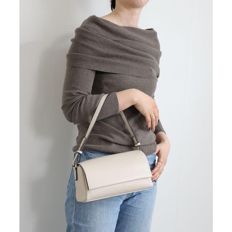 【オールシーズン/デイリー/コンパクト】ラインテープ ショルダーバッグ | TRYSIL | 詳細画像2 